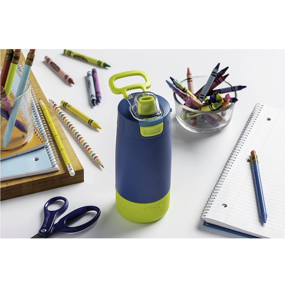 Ello Kids Colby 12oz Stainless Steel Insulated Water Bottle with Straw - Picture 5 of 6